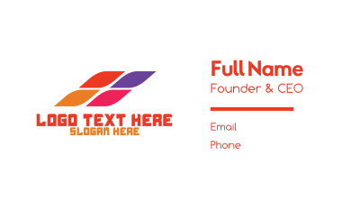 Colorful Abstract Pixel Business Card Image Preview