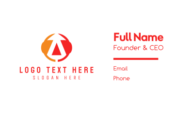 Letter A Business  Business Card Image Preview