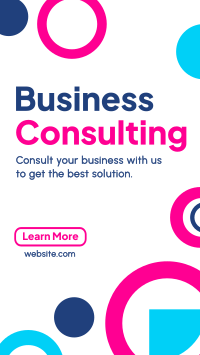 Abstract and Shapes Business Consult YouTube short Image Preview