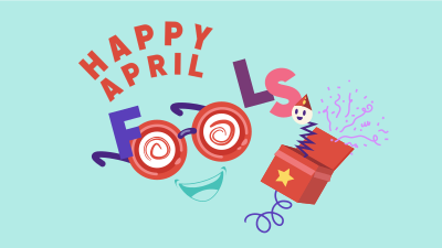 April Fools Glasses Facebook event cover Image Preview