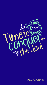 Conquer The Day Facebook Story Design