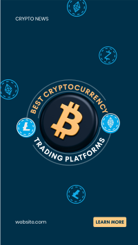 Cryptocurrency Trading Platforms Facebook story Image Preview