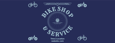 Bike Shop and Service Facebook cover Image Preview
