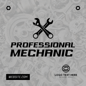 Professional Auto Mechanic Instagram post Image Preview
