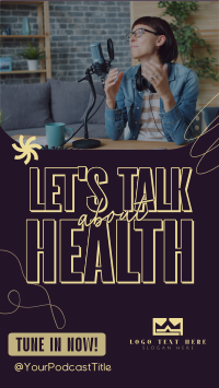 Health Wellness Podcast Instagram reel Image Preview