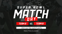 Superbowl Match Day Facebook event cover Image Preview