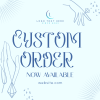 Order Custom Jewelry Instagram Post Design