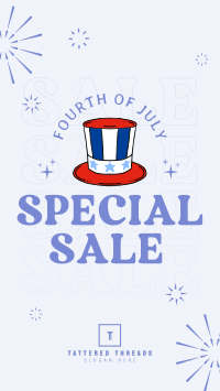 Quirky 4th of July Special Sale TikTok Video Image Preview