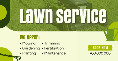 Lawn Care Professional Facebook ad Image Preview