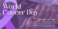 World Cancer Day Awareness Twitter post Image Preview