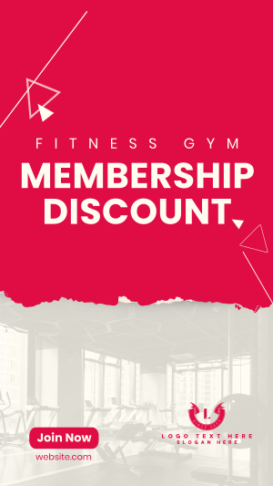 Fitness Membership Discount Instagram story Image Preview