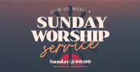 Sunday Worship Facebook Ad Design
