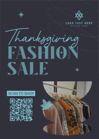 Retail Therapy on Thanksgiving Flyer Design
