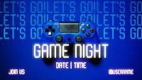Game Night Console Facebook event cover Image Preview