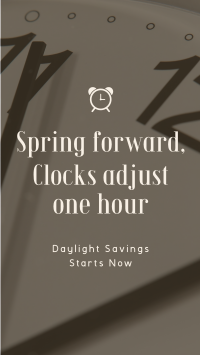 Calm Daylight Savings Reminder YouTube short Image Preview