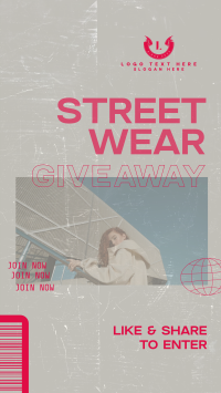 Streetwear Giveaway YouTube short Image Preview