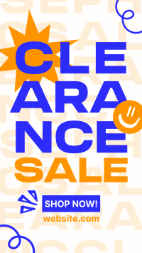 Clearance Sale Scribbles Instagram Reel Design