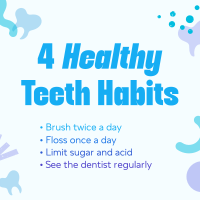 Dental Health Tips for Kids Instagram post Image Preview