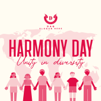 World Harmony Week Instagram Post Design