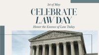 Celebrate Law Facebook Event Cover Design