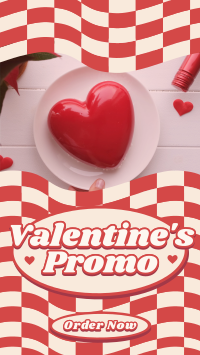 Retro Valentines Promo TikTok video Image Preview
