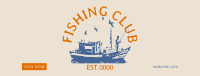 Fishing Club Facebook cover Image Preview