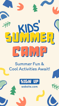 Quirky Summer Camp TikTok video Image Preview