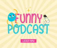 The Silly Podcast Show Facebook Post Design