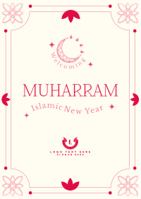 Happy Muharram New Year Flyer Design