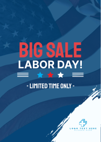 Big Sale Labor Day Poster Design