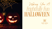 Halloween Greeting Minimal Facebook Event Cover Image Preview