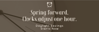 Calm Daylight Savings Reminder Twitter Header Image Preview