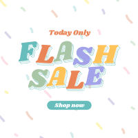 Flash Sale Multicolor Instagram Post Design