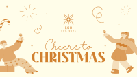 Cheers to Christmas Facebook event cover Image Preview