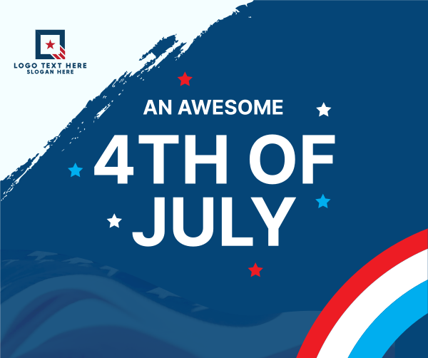 Celebrate 4th of July Facebook Post Design Image Preview