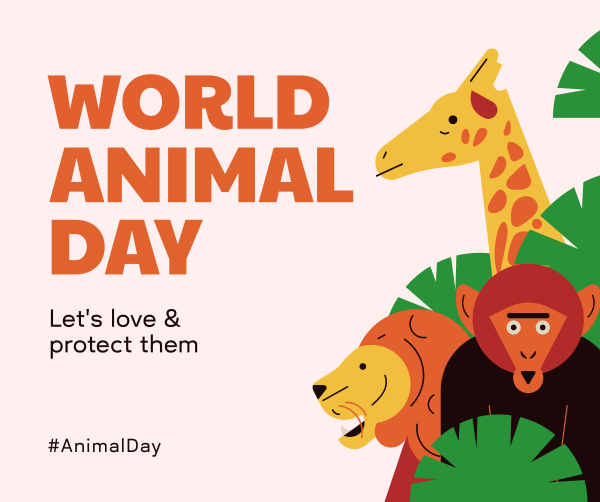 World Animal Day Facebook Post Design Image Preview