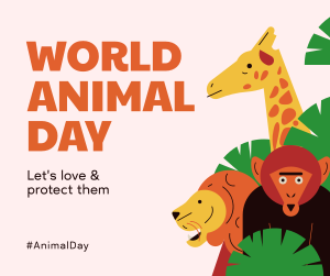 World Animal Day Facebook post Image Preview