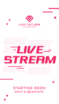 Glitchwave Gaming Facebook Story Design