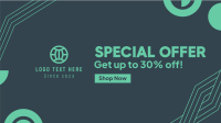 Special Offer Geometric Pattern Facebook event cover Image Preview