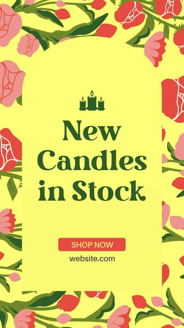 New Candle Collection Instagram Story Design Image Preview