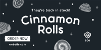 Quirky Cinnamon Rolls Twitter post Image Preview