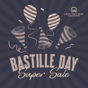 Celebrate Bastille Day Instagram post Image Preview