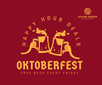 Oktoberfest Happy Hour Deals Facebook post Image Preview