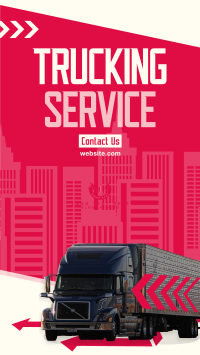 Truck Moving Service Facebook Story Design