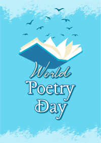 Happy Poetry Day Flyer Image Preview