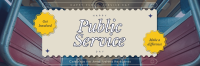 Modern Nostalgia Public Service Day Twitter Header Image Preview