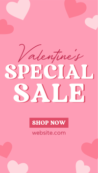 Valentine Hearts Special Sale Instagram Reel Image Preview