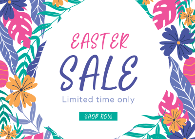 Easter Sale Postcard Image Preview