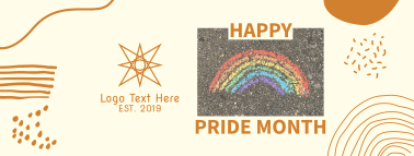 Happy Pride Month Facebook cover