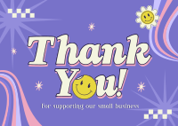 Quirky Thank You Postcard Image Preview